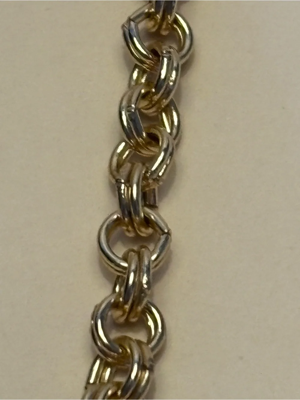 Chico’s Hammered Gold-Tone Faux Pearl Collar Necklace 16”+4”